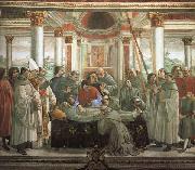 Domenicho Ghirlandaio Totenfeier fur den Hl.Franziskus oil painting reproduction